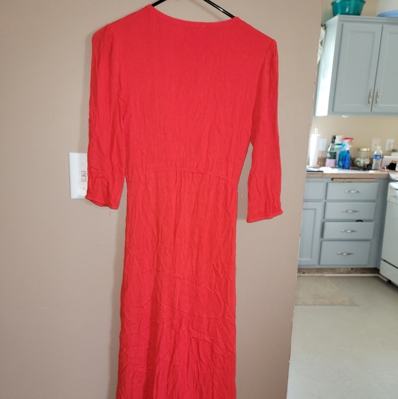 Red roolee midi dress, small - Picture 6 of 6
